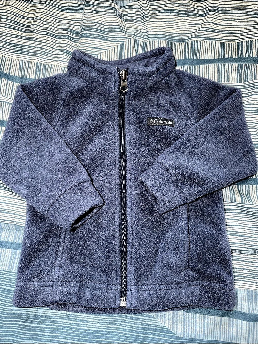 Columbia Mountain Blue Fleece Jacket Size 12/18M